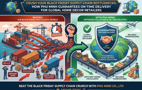 Crush Your Black Friday Supply Chain Bottlenecks: How Phu Minh Guarantees On-Time Delivery for Global Home Decor Retailers